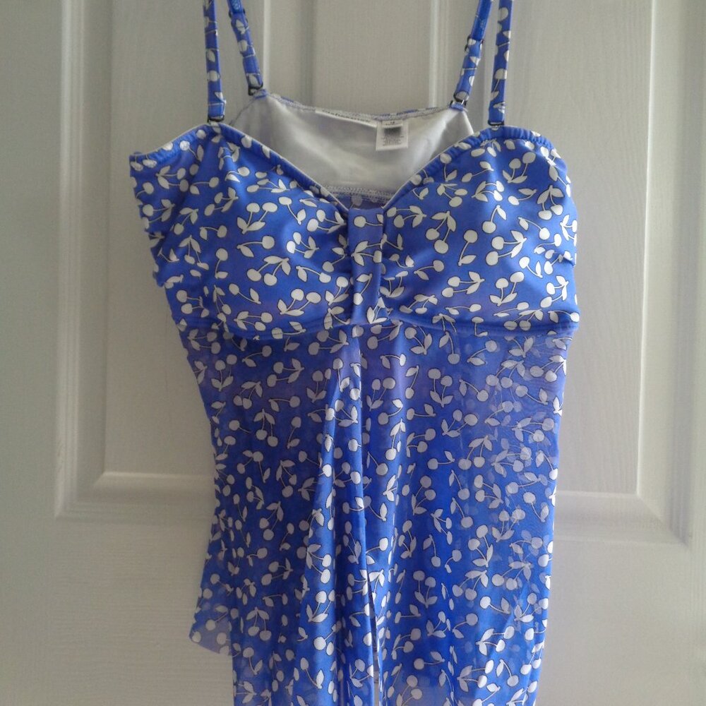 2 GENTLY WORN SIZE 16 CROFT & BARROW TANKINI TOPS - Picture 6 of 9
